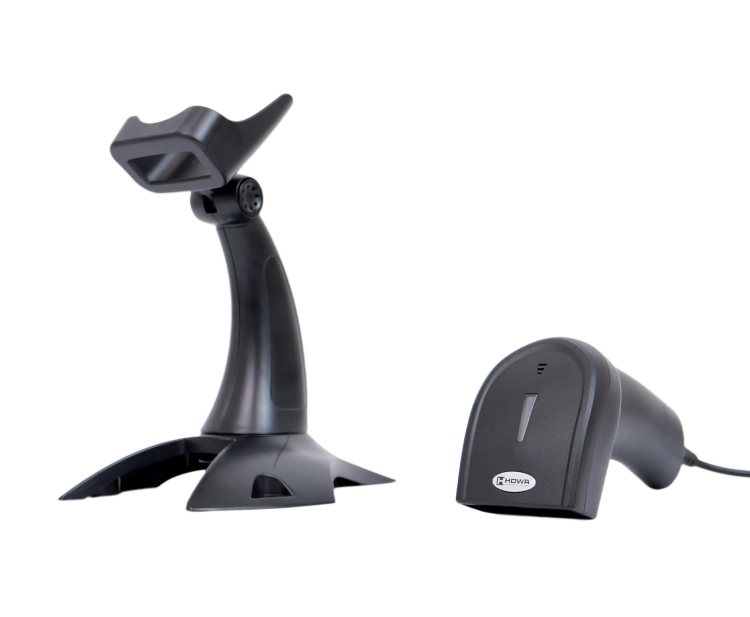 Czytnik kodów kreskowych z podstawką i automatycznym skanowaniem, przewodowy USB, Virtual COM HD26A