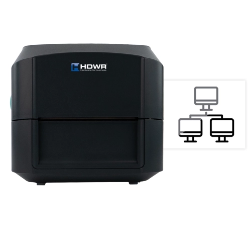 Drukarka do etykiet kurierskich z termiczną i termotransferową metodą druku, LAN, USB, RS232 OPrint-DB200N