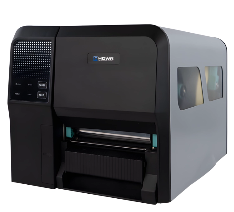 Drukarka przemysłowa do etykiet i kodów kreskowych z LAN i metodą termiczną, termotransferową OPrint-IA200N