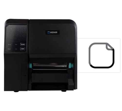 Drukarka termotransferowa przemysłowa z odklejakiem i LAN, USB, Ethernet, wysokonakładowa OPrint-IA200PN