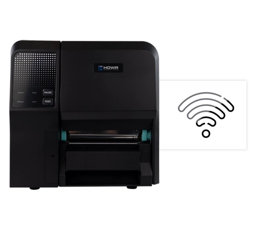 Wysokonakładowa drukarka etykiet samoprzylepnych z WIFI, przemysłowa, termotransefr i termiczna OPrint-IA200WN