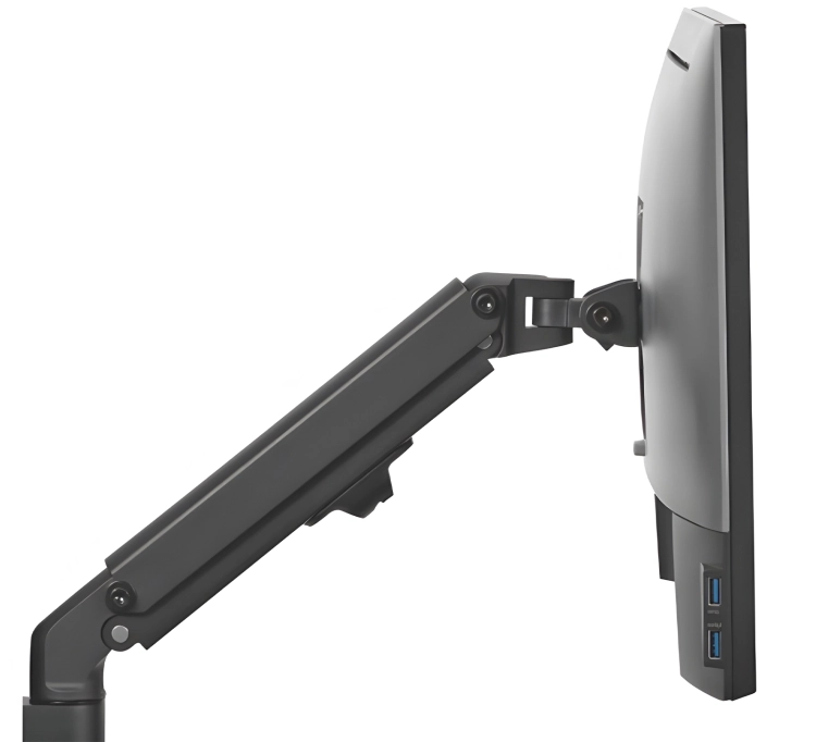 Uchwyt na monitor do ściany o przekątnej 17-27 cali ze standardem VESA i regulacją SolidHand-AW01