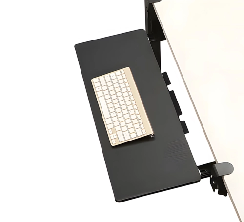 Półka na klawiaturę i mysz, wysuwana, podblatowa montowana na zacisk SolidHand-KT02