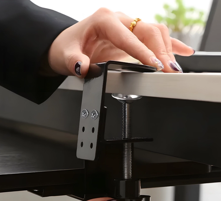 Podstawka pod klawiaturę, wysuwana do 25 kg, montowana do biurka na zacisk SolidHand-KT02