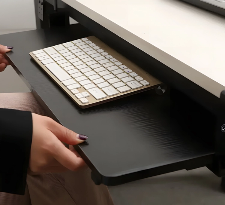 Półka pod klawiaturę, wysuwana, podblatowa z obciążeniem do 25 kg SolidHand-KT02
