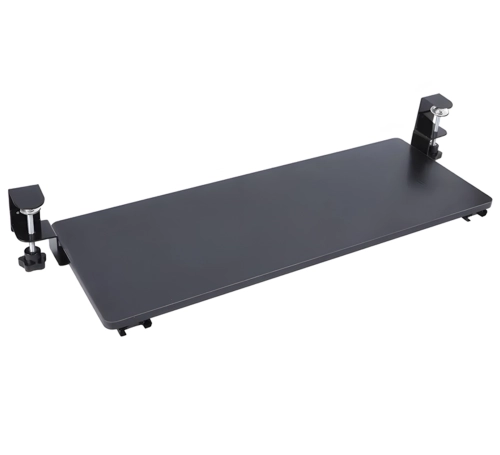 Szuflada na klawiaturę, wysuwana, podblatowa, montowana na zacisk, obciążenie do 25 kg SolidHand-KT02