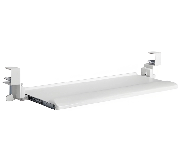 Uchwyt na klawiaturę wysuwany, montowany pod blatem, z dodatkowym schowkiem SolidHand-KT08W