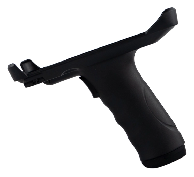 Terminal danych ze skanerem kodów QR i uchwytem GUN, magazynowy, kurierski z Androidem AndroSavvy-100G