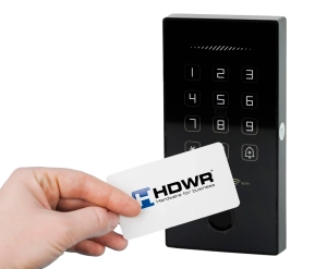 Zamek kodowy do drzwi na karte RFID 13%2C56 mHz%2C haslo i odcisk palca%2C WIFI%2C SecureEntry AC200