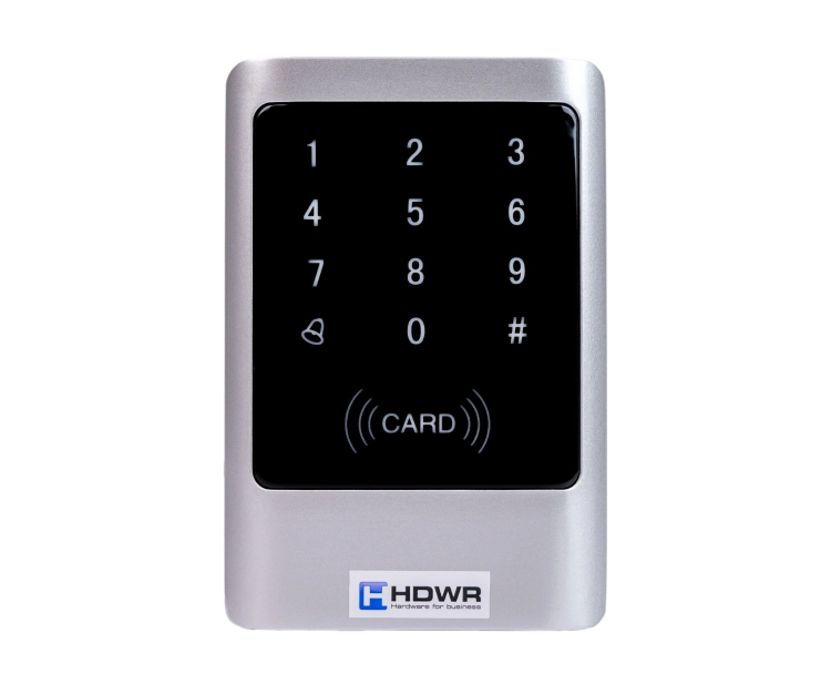 Szyfrator do drzwi z weryfikacją na kartę RFID 125 kHz i PIN z dotykową klawiaturą SecureEntry-AC400