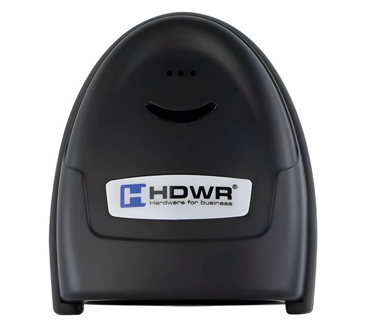 Czytnik USB kodów kreskowych z podstawką w zestawie, przewodowy i automatyczny HD32A