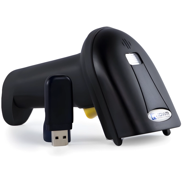 Skaner magazynowy kodów kreskowych WIFI 2.4G, bezprzewodowy z wbudowaną pamięcią do zapisu kodów HD44