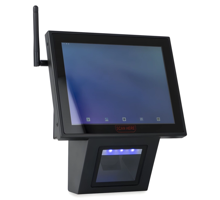 Czytnik cen do kodów QR i kreskowych z Androidem 11, WIFI, dotykowym wyświetlaczem LED 8 cali quickCHECK-T100