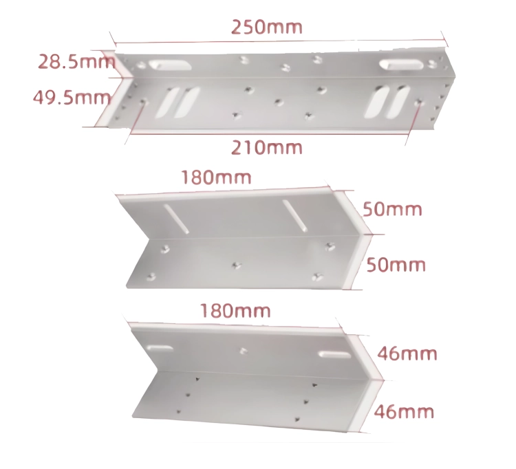 Zaczep do zamka wpuszczanego z ryglem wysuwanym, wkładka kątowa SecureEntry-SC10