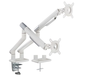 Stojak na 2 monitory%2C biurkowy o przekatnej 17 32 cale%2C regulowany sprezyna mechaniczna%2C VESA SolidHand BS02