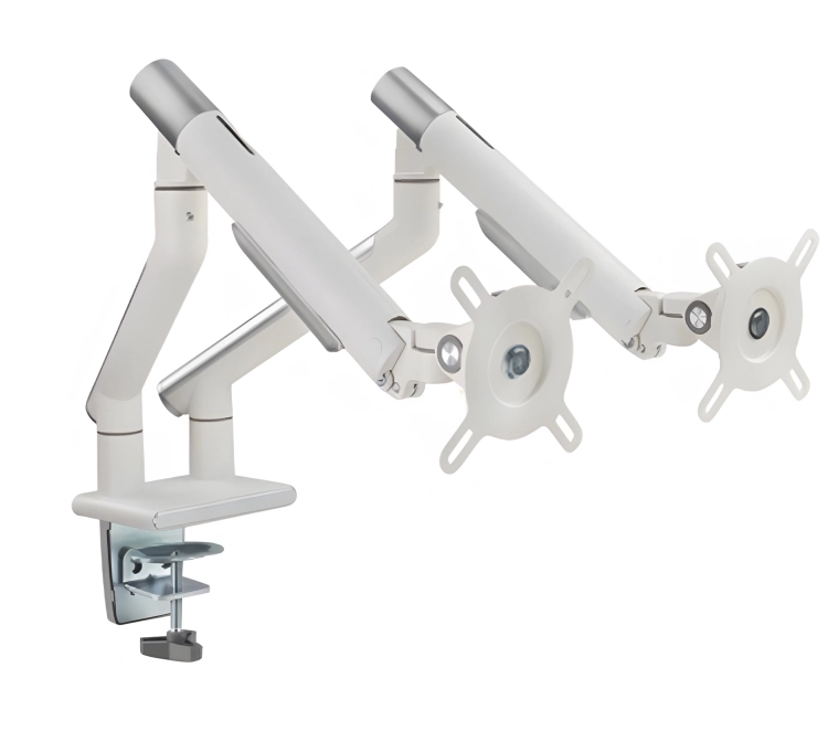 Stojak na 2 monitory montowany do biurka z regulacją wysokości SolidHand-BS02