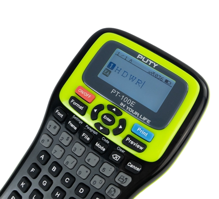 Etykieciarka do naklejek z automatycznym obcinaniem etykiet i termotransferową metodą druku w rozdzielczości 180 DPI MarkMate-100DKCB