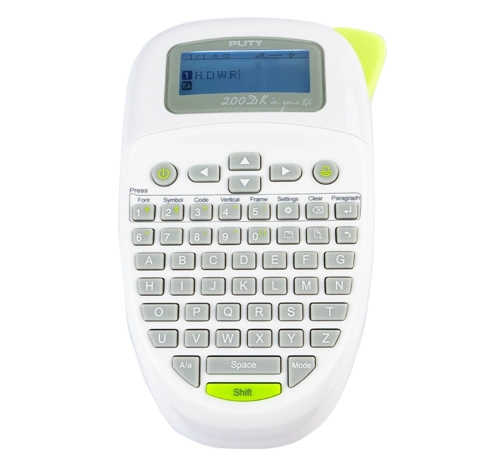 Etykieciarka do etykiet samoprzylepnych z metodą termotransferową i wyświetlaczem LCD MarkMate-200DK