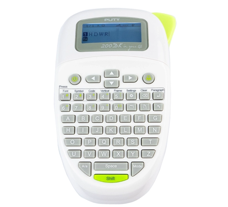 Etykieciarka do etykiet samoprzylepnych z metodą termotransferową i wyświetlaczem LCD MarkMate-200DK