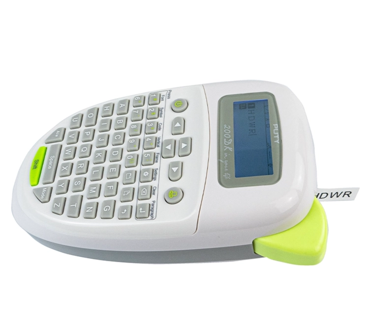 Mini drukarka do naklejek z metodą termotransferową i ręcznym odcinaniem etykiet MarkMate-200DK