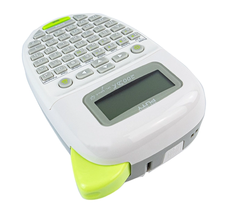 Etykieciarka domowa, ręczna do drukowania etykiet i kodów kreskowych, wyświetlacz LCD MarkMate-200DK