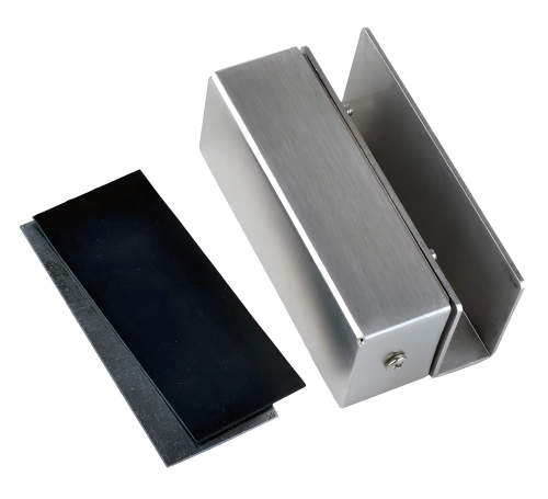 Zaczep zamka drzwi nawierzchniowy na drzwi szklane, bezramowe SecureEntry-SC20