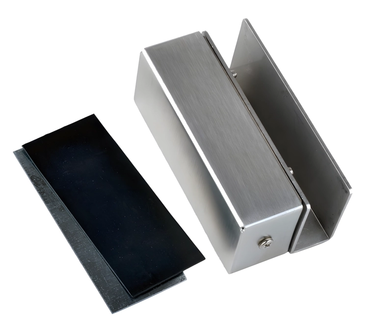 Zaczep zamka drzwi nawierzchniowy na drzwi szklane, bezramowe SecureEntry-SC20