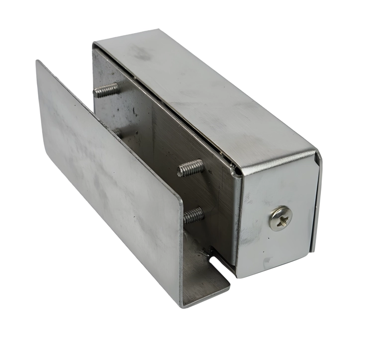 Zaczep do zamka nawierzchniowego elektrycznego z ryglem na drzwi szklane bezramowe, 10-15 mm SecureEntry-SC20