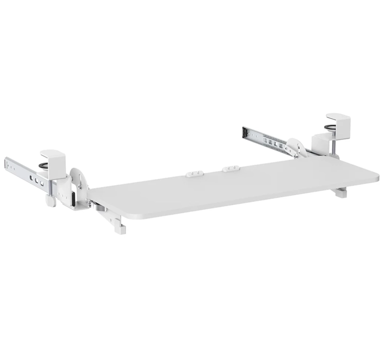 Podstawka pod klawiaturę w formie wysuwanej półki, montowana pod blatem na śrubę zaciskową SolidHand-KT09W