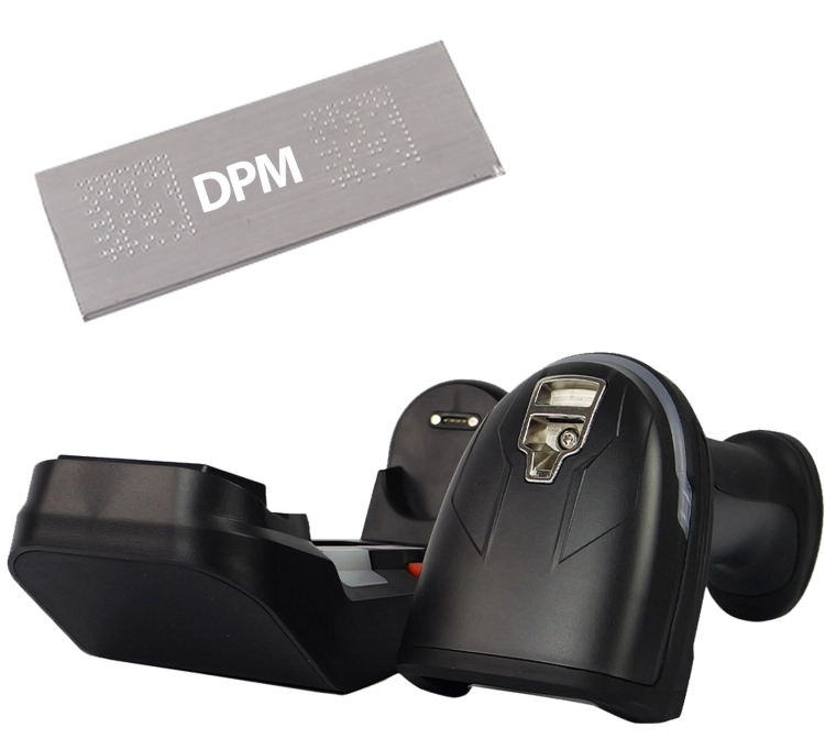Skaner przemysłowy kodów DPM QR ze stacją dokującą, WIFI 2.4G Bluetooth, wbudowana pamięć i duży zasięg HD9900