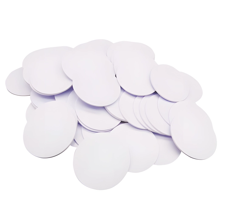 Naklejki RFID 125 kHz z kodem i mocną taśmą do przyklejenia HD-RCC01