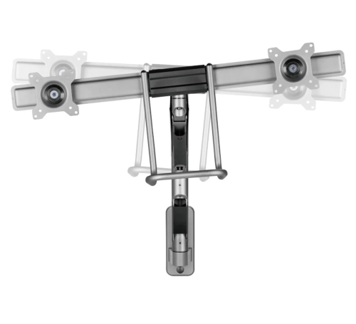 Uchwyt na dwa monitory 17-32 cale na ścianę z regulacją za pomocą sprężyny gazowej SolidHand-DMW02