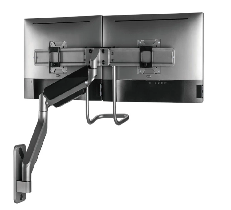 Ramię na 2 monitory o przekątnej 17-32 cale, ścienny uchwyt SolidHand-DMW02