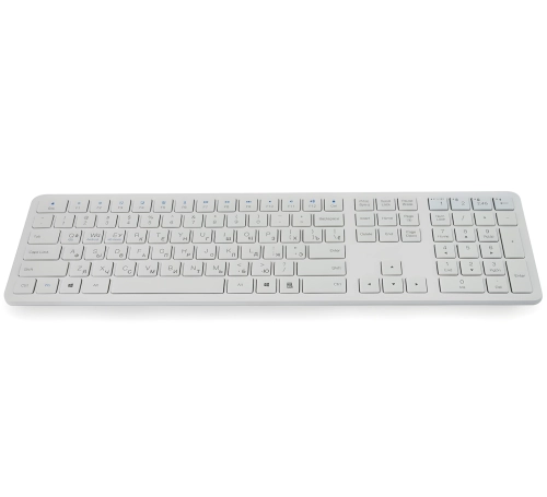 Klawiatura rosyjska z numpadem, bezprzewodowa WIFI 2.4G, nożycowa z układem QWERTY typerCLAW-BC140WR