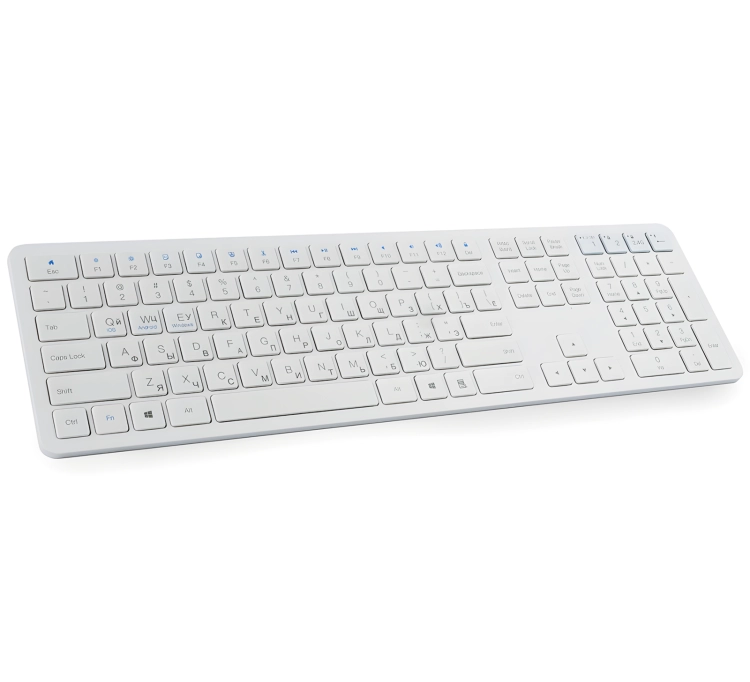 Klawiatura nożycowa z cyrylicą, numpadem, bezprzewodowa WIFI 2.4G typerCLAW-BC140WR