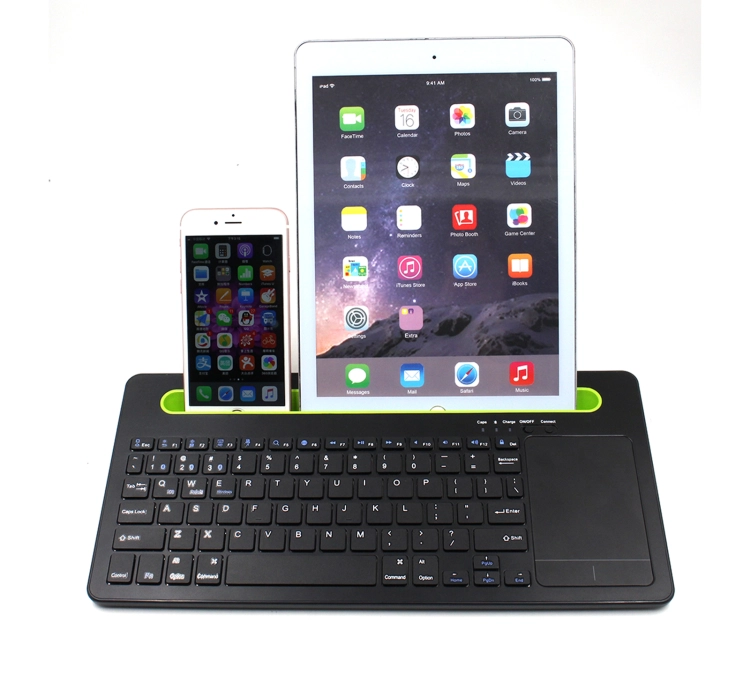 Mała klawiatura touchpad z Bluetooth i podstawką pod telefon i tablet typerCLAW-BM110