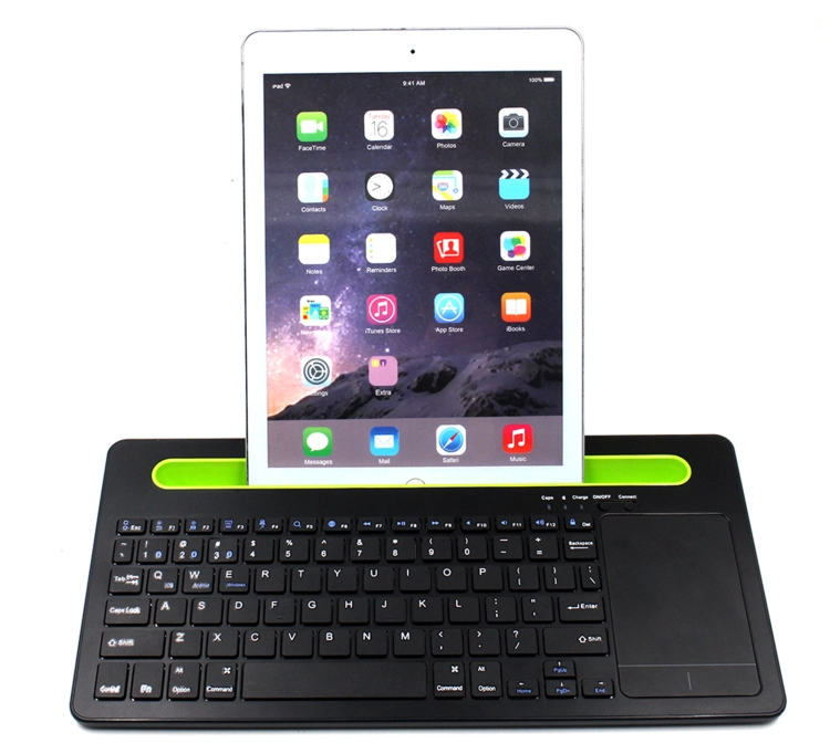 Klawiatura z touchpadem na Bluetooth i podstawką na telefon, tablet, membranowa, mała typerCLAW-BM110