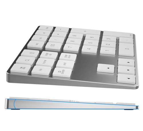 Klawiatura liczbowa Bluetooth do laptopa i tabletu, aluminiowa typerCLAW-BN100