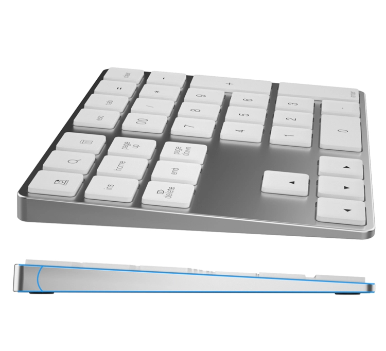 Klawiatura liczbowa Bluetooth do laptopa i tabletu, aluminiowa typerCLAW-BN100