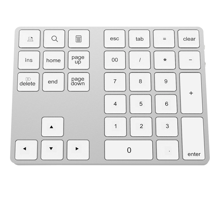 Klawiatura numeryczna do laptopa z Bluetooth i HUBem USB 2x typerCLAW-BN110