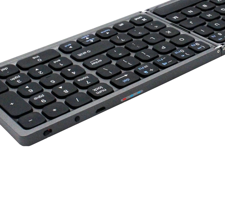 Mała klawiatura bezprzewodowa Bluetooth, składana, QWERTY, przenośna i kompaktowa typerCLAW-BS110