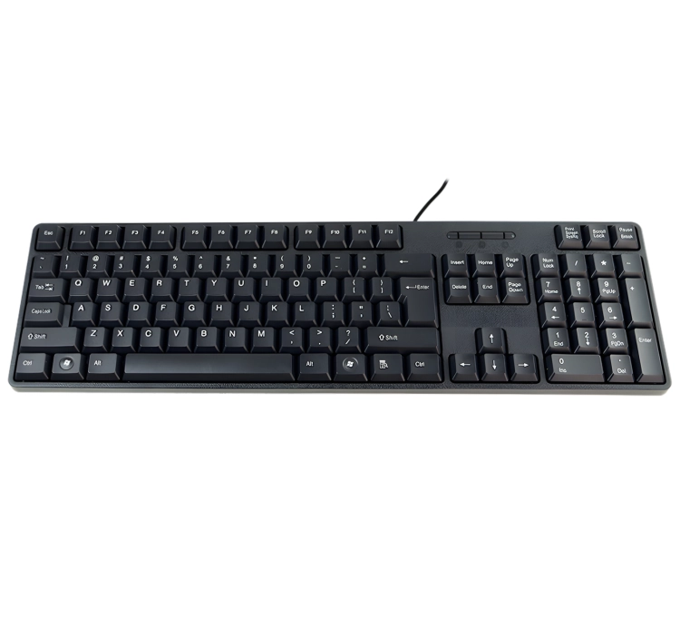 Klawiatura na USB przewodowa z blokiem numerycznym i układem QWERTY typerCLAW-PC100