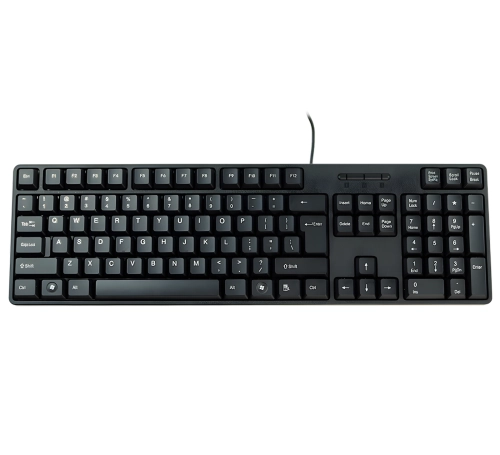 Klawiatura komputerowa z blokiem numerycznym, przewodowa z USB typerCLAW-PC100