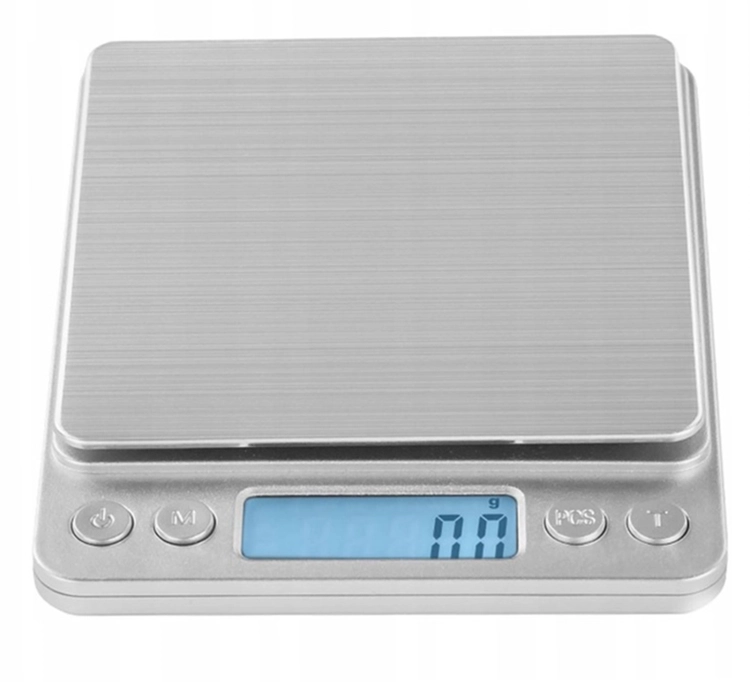 Waga elektroniczna jubilerska do 500 gram z wyświetlaczem LCD i dokładnością 0.01 grama wagPRO-A500GA