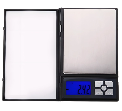 Waga jubilerska do 500 gram z dokładnością 0,01 grama, elektroniczna na baterie, kieszonkowa wagPRO-A500GD
