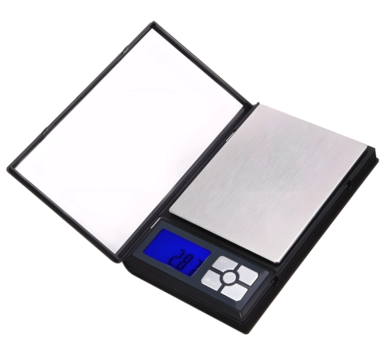 Precyzyjna waga do biżuterii do 500 gram z dokładnością 0,01 grama na baterie, kieszonkowa wagPRO-A500GD