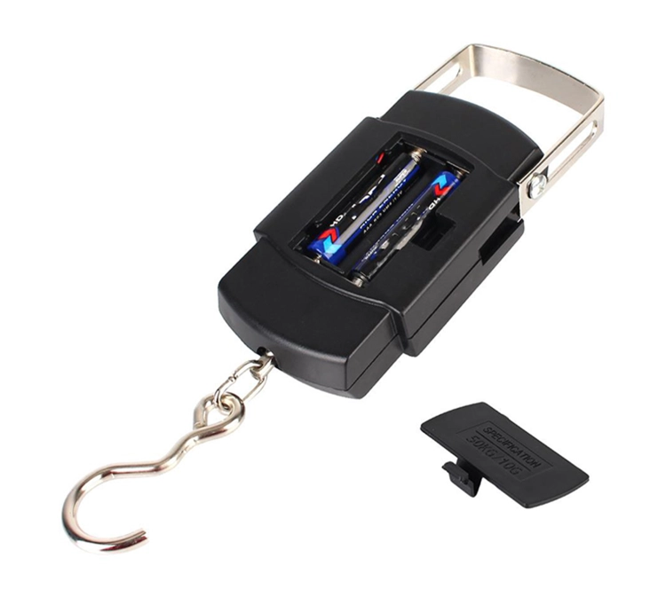 Waga wędkarska hakowa do 50 kg na baterie z wyświetlaczem wagPRO-H50C