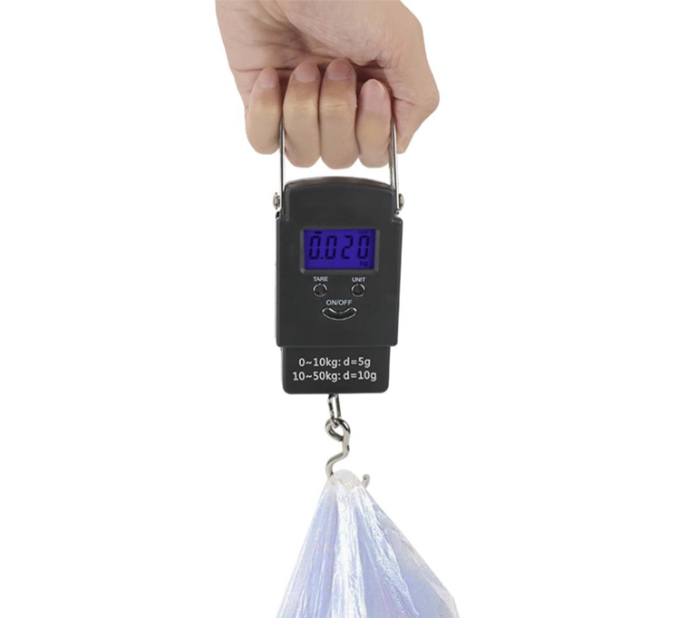 Waga hakowa do ryb z udźwigiem do 50 kg i zamianą jednostek wagPRO-H50C