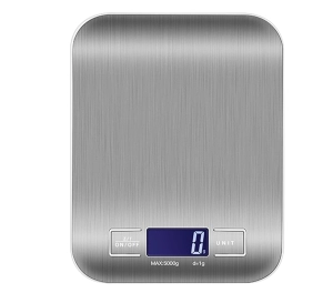 Waga kuchenna do 5 kg z dokladnoscia 1 gram%2C elektroniczna na baterie%2C z zamiana jednostek wagPRO K5