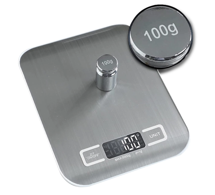 Waga do ziół do 5 kg elektroniczna na baterie z wyświetlaczem podświetlanym wagPRO-K5